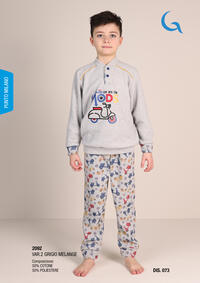 PIGIAMA BAMBINO M/L 2092 Tellini S.r.l. Ingrosso Abbigliamento